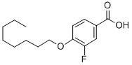 CAS 登录号：326-78-3， 3-氟-4-正辛基氧基苯甲酸