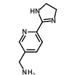 CAS 登录号：326404-75-5， 1-[6-(4,5-二氢-1H-咪唑-2-基)-3-吡啶基]甲胺