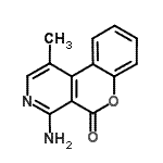 CAS#: 32644-30-7, 4-Amino-1-Methyl-5H-Chromeno[3,4-c]Pyridin-5-One