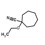CAS#: 326487-68-7, 1-Ethoxycycloheptanecarbonitrile