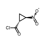 CAS 登录号：326853-93-4， (1R,2R)-2-硝基环丙烷羰基氯化物