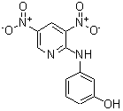 CAS#: 326899-75-6, 3-[(3,5-Dinitro-2-Pyridinyl)Amino]Phenol