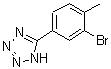 CAS 登录号：326912-89-4， 5-(3-溴-4-甲基苯基)-1H-四唑