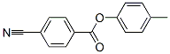 CAS 登录号：32792-63-5， (4-甲基苯基)4-氰基苯甲酸酯