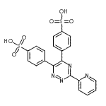 CAS#: 32796-55-7, 4,4'-[3-(2-Pyridinyl)-1,2,4-Triazine-5,6-Diyl]Dibenzenesulfonic Acid