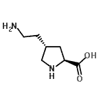 CAS 登录号：327989-68-4， (4R)-4-(2-氨基乙基)-L-脯氨酸