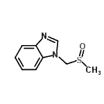 CAS#: 328072-68-0, 1-[(Methylsulfinyl)Methyl]-1H-Benzimidazole