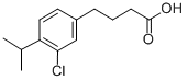 CAS 登录号：32808-58-5， 4-(3-氯-4-丙-2-基苯基)丁酸