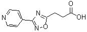 CAS#: 328083-96-1, 3-[3-(4-Pyridinyl)-1,2,4-Oxadiazol-5-Yl]Propanoic Acid
