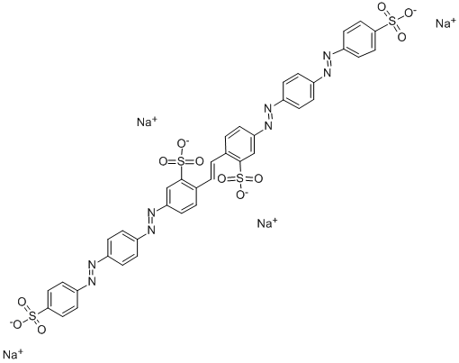 CAS#: 32829-81-5, Tetrasodium 5-[4-(4-Sulfonatophenyl)Diazenylphenyl]Diazenyl-2-[(E)-2-[2-Sulfonato-4-[4-(4-Sulfonatophenyl)Diazenylphenyl]Diazenylphenyl]Ethenyl]Benzenesulfonate