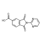 CAS#: 328549-52-6, 1,3-Dioxo-2-(2-Pyrimidinyl)-5-Isoindolinecarboxylic Acid