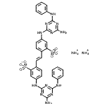 CAS 登录号：32866-17-4， 二铵2,2'-[(E)-1,2-乙烯二基]二{5-[(4-氨基-6-苯胺基-1,3,5-三嗪-2-基)氨基]苯磺酸酯}