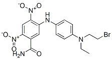 CAS 登录号：32869-02-6， 5-[[4-(2-溴乙基-乙基氨基)苯基]氨基]-2,4-二硝基苯甲酰胺