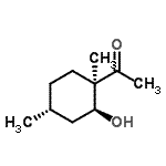 CAS 登录号：328962-87-4， 1-[(1R,2S,4R)-2-羟基-1,4-二甲基环己基]乙酮