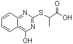 CAS#: 328977-86-2, 2-[(4-Hydroxy-2-Quinazolinyl)Sulfanyl]Propanoic Acid