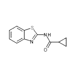 CAS#: 32904-04-4, N-(1,3-Benzothiazol-2-Yl)Cyclopropanecarboxamide