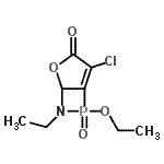 CAS#: 329201-01-6, 4-Chloro-6-Ethoxy-7-Ethyl-2-Oxa-7-Aza-6-Phosphabicyclo[3.2.0]Hept-4-En-3-One 6-Oxide