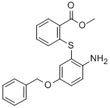 CAS#: 329217-05-2, 4-Benzyloxy-2-(2Carbomethoxy)Thiophenylaniline