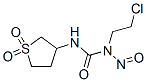CAS 登录号：33022-00-3， 1-(2-氯乙基)-3-(1,1-二氧代四氢噻吩-3-基)-1-亚硝基脲