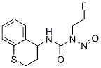 CAS 登录号：33024-46-3， 1-(2-氟乙基)-1-亚硝基-3-硫代色满-4-基脲