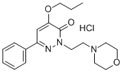CAS#: 33048-40-7, 2-(2-Morpholin-4-Ylethyl)-6-Phenyl-4-Propoxypyridazin-3-One Hydrochloride