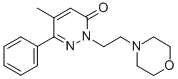 CAS 登录号：33048-46-3， 5-甲基-2-(2-吗啉-4-基乙基)-6-苯基哒嗪-3-酮