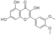 CAS 登录号：3306-29-4， 2-(3,4-二甲氧基苯基)-3,5,7-三羟基苯并吡喃-4-酮