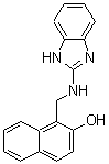 CAS 登录号：330836-35-6， 1-[(1H-苯并咪唑-2-基氨基)甲基]-2-萘酚