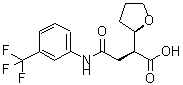 CAS#: 330951-09-2, (2S)-4-Oxo-2-[(2R)-Oxolan-2-Yl]-4-[[3-(Trifluoromethyl)Phenyl]Amino]Butanoic acid