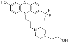 CAS 登录号：33098-48-5， 10-[3-[4-(2-羟基乙基)哌嗪-1-基]丙基]-8-(三氟甲基)吩噻嗪-3-醇