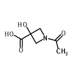 CAS#: 331000-19-2, 1-Acetyl-3-Hydroxy-3-Azetidinecarboxylic Acid
