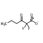 CAS#: 33128-12-0, 1,1-Difluoro-1-Nitro-2-Pentanone