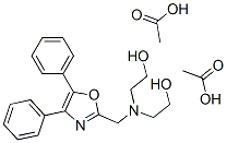 CAS 登录号：33161-82-9， 2-[2-乙酰氧基乙基-[[4,5-二(苯基)-1,3-恶唑-2-基]甲基]氨基]乙基乙酸酯