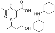 CAS 登录号：33164-70-4， N-乙酰基-S-(3-羟基丙基-1-甲基)-L-半胱氨酸二环己基铵盐