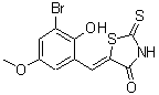 CAS#: 331711-38-7, (5Z)-5-(3-Bromo-2-Hydroxy-5-Methoxybenzylidene)-2-Thioxo-1,3-Thiazolidin-4-One