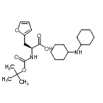 CAS#: 331730-08-6, 3-(2-Furyl)-N-{[(2-Methyl-2-Propanyl)Oxy]Carbonyl}-L-Alanine - N-Cyclohexylcyclohexanamine (1:1)
