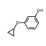 CAS#: 331746-00-0, 3-(Cyclopropoxy)Phenol