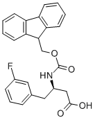 CAS 登录号：331763-67-8， 芴甲氧羰基-D-3-氨基-4-(3-氟苯基)-丁酸