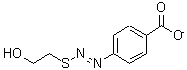 CAS 登录号：331837-01-5， 4-(2-羟基乙基巯基偶氮)苯甲酸