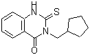 CAS 登录号：331971-80-3， 3-(环戊基甲基)-2-硫代-2,3-二氢-4(1H)-喹唑啉酮