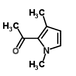 CAS 登录号：33207-70-4， 1-(1,3-二甲基-1H-吡咯-2-基)乙酮
