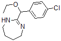 CAS#: 33210-37-6, 2-[(4-Chlorophenyl)-Ethoxymethyl]-4,5,6,7-Tetrahydro-1H-1,3-Diazepine