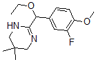CAS#: 33210-47-8, 2-[Ethoxy-(3-Fluoro-4-Methoxyphenyl)Methyl]-5,5-Dimethyl-4,6-Dihydro-1H-Pyrimidine