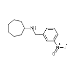 CAS#: 332108-56-2, N-(3-Nitrobenzyl)Cycloheptanamine