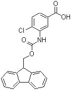 CAS 登录号：332121-92-3， N-芴甲氧羰基-3-氨基-4-氯苯甲酸