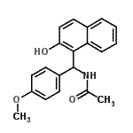 CAS#: 332174-62-6, N-[(2-Hydroxy-1-Naphthyl)(4-Methoxyphenyl)Methyl]Acetamide