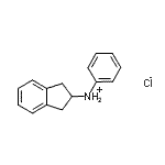 CAS 登录号：33237-73-9， N-苯基-2-茚满铵氯化物