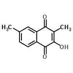 CAS#: 33253-99-5, 2-Hydroxy-3,6-Dimethyl-1,4-Naphthoquinone