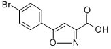 CAS 登录号：33282-23-4， 5-(4-溴苯基)异恶唑-3-羧酸