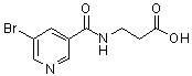 CAS#: 332874-04-1, 3-[(5-Bromopyridine-3-Carbonyl)Amino]Propionic acid